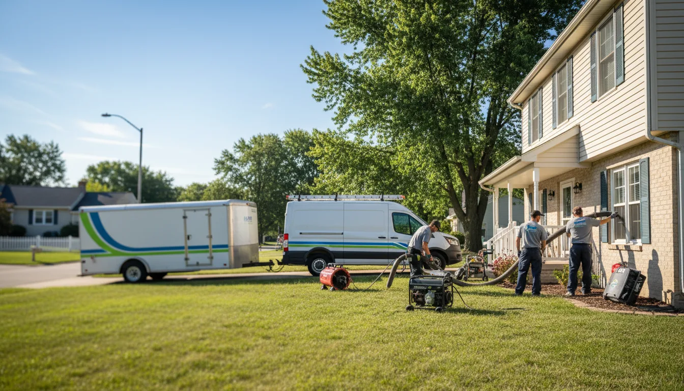 Flooded Basement Restoration And Cleanup With Repair in Gnadenhutten, OH near me
